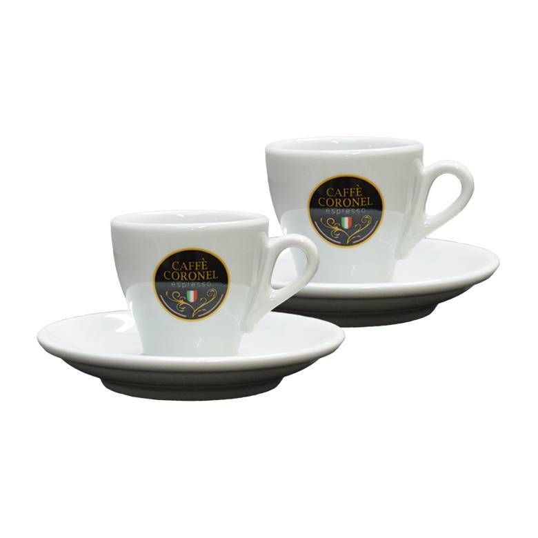 Caffè Coronel Italiaanse Espressokopjes 2 stuks